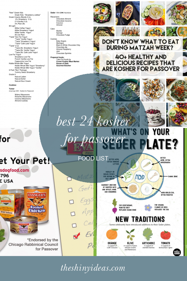 Best 24 Kosher for Passover Food List Home, Family, Style and Art Ideas